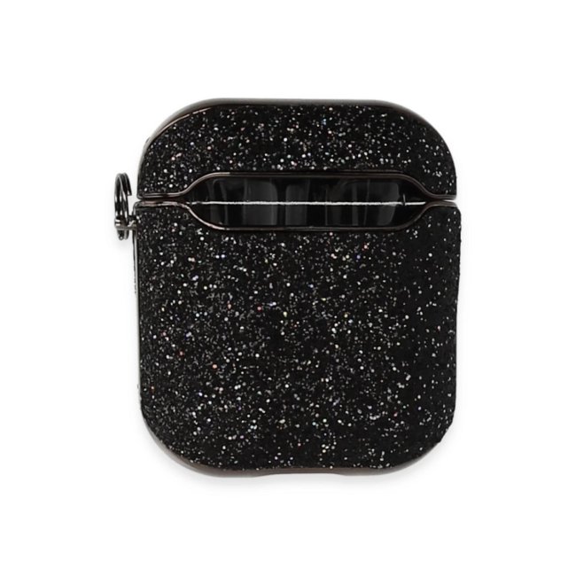 Airpods 2 (2.nesil) Spell Simli Kılıf - Siyah