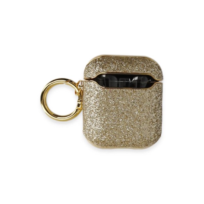 Airpods 2 (2.nesil) Spell Simli Kılıf - Gold