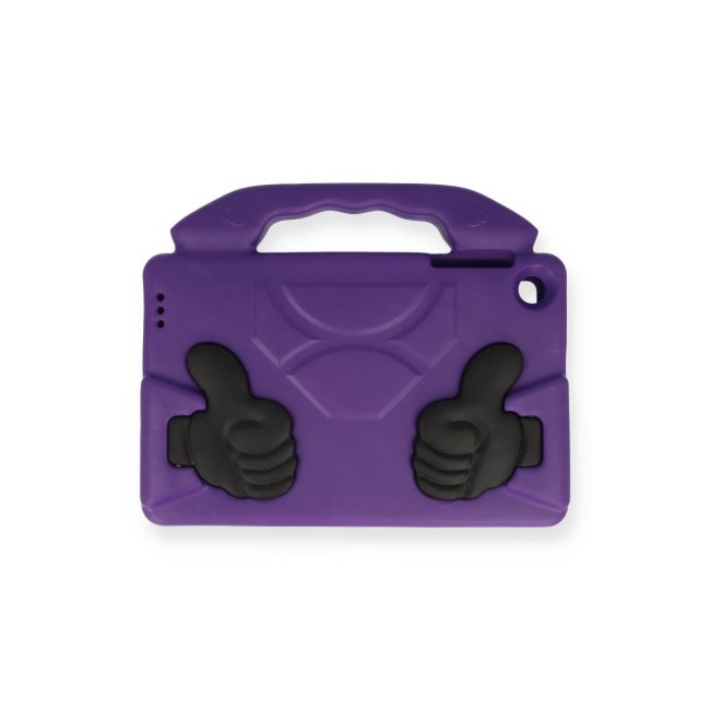 Samsung Galaxy Tab A9 Kılıf Like Stantlı Tablet Silikon - Mor