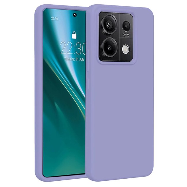 Xiaomi Redmi Note 13 Pro 5g Kılıf First Silikon - Lila
