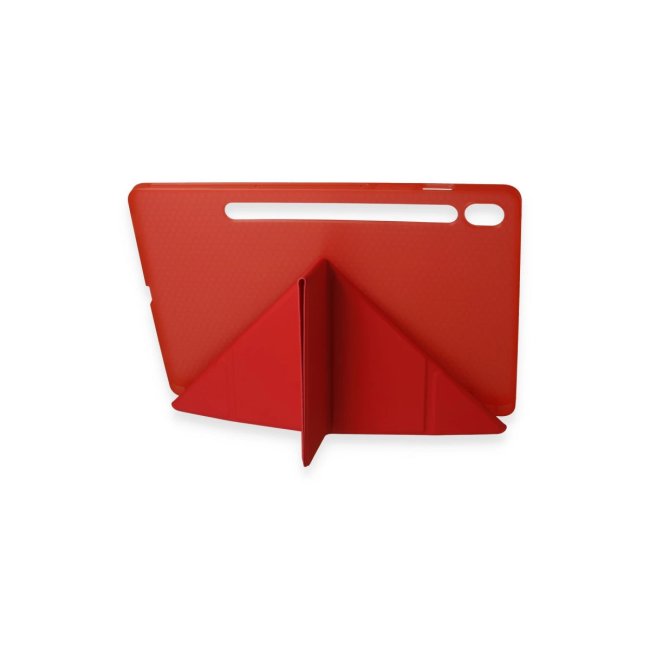 Samsung Galaxy Tab A9 Kılıf Kalemlikli Mars Tablet Kılıfı - Kırmızı