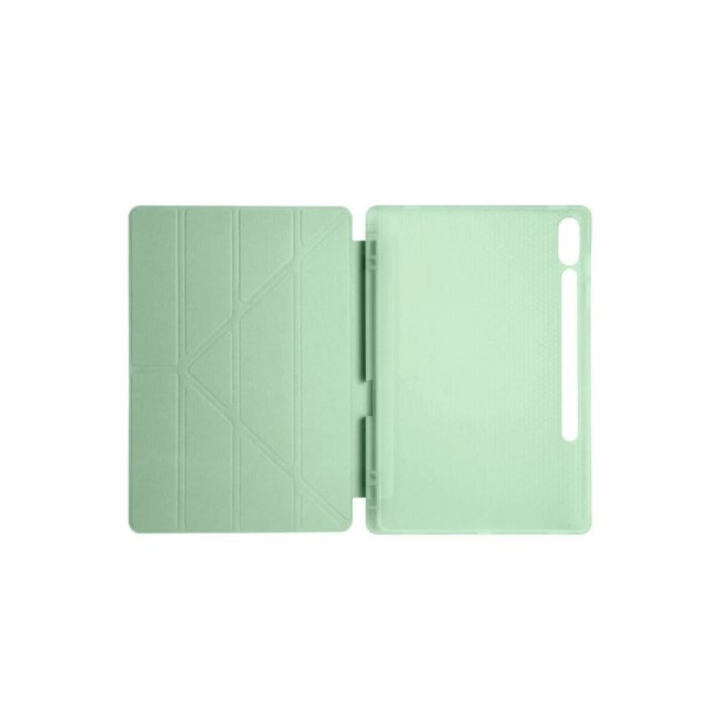 Samsung Galaxy X610 Tab S9 Fe Plus 12.4 Kılıf Kalemlikli Mars Tablet Kılıfı - Açık Yeşil