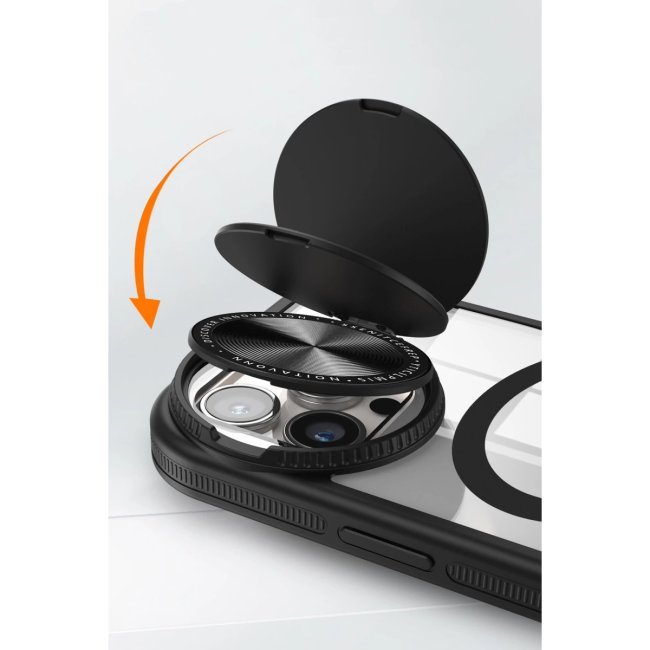 İphone 14 Pro Max Kılıf Teleskop Lens Magsafe Silikon Kapak - Koyu Yeşil