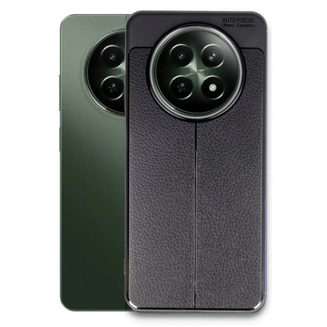 Realme 12 5g Kılıf Auto Focus Kapak - Siyah