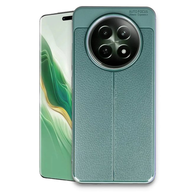 Realme 12 5g Kılıf Auto Focus Kapak - Koyu Yeşil