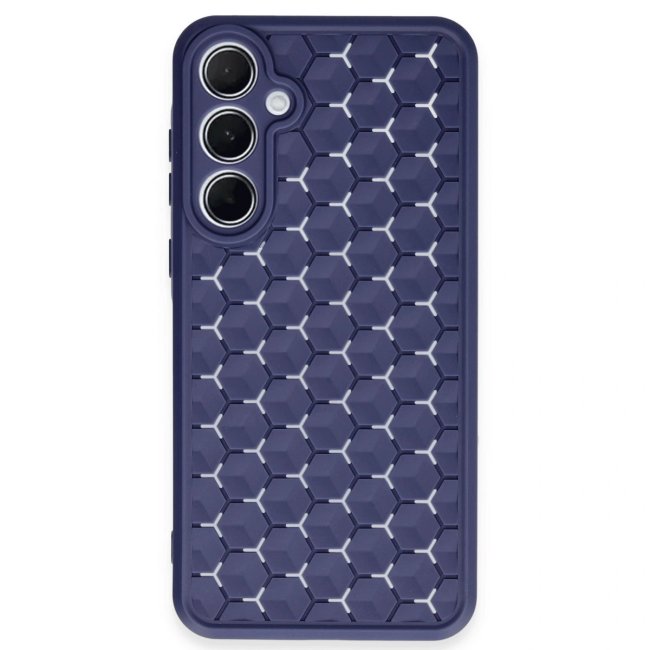 Samsung Galaxy A25 5g Kılıf Petek Silikon Kapak - Lacivert