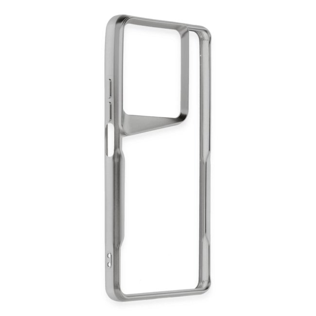 Xiaomi Redmi Note 13 Pro 4g Kılıf Boyi Silikon Kapak - Gümüş