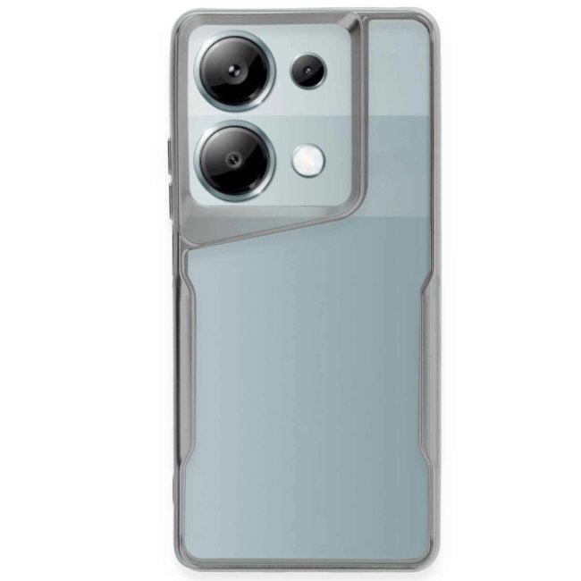 Xiaomi Redmi Note 13 Pro 5g Kılıf Boyi Silikon Kapak - Gümüş