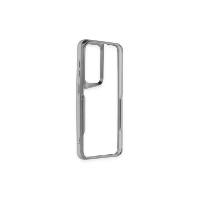 Samsung Galaxy A05s Kılıf Boyi Silikon Kapak - Gümüş