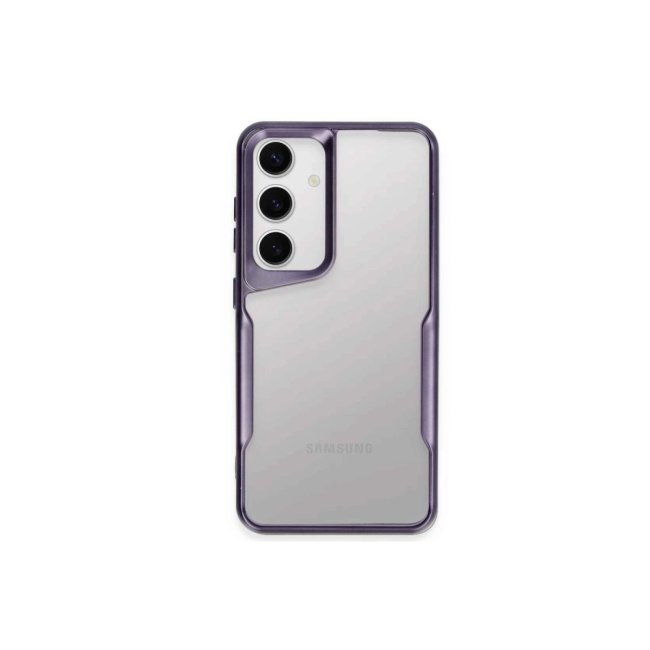 Samsung Galaxy A55 5g Kılıf Boyi Silikon Kapak - Derin Mor