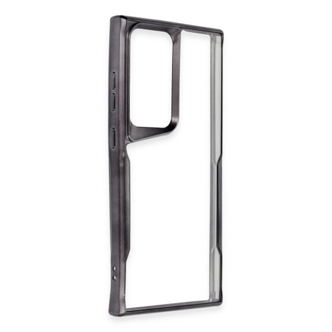 Samsung Galaxy S23 Ultra Kılıf Boyi Silikon Kapak - Siyah