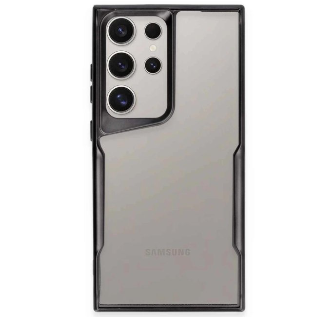 Samsung Galaxy S24 Ultra Kılıf Boyi Silikon Kapak - Siyah