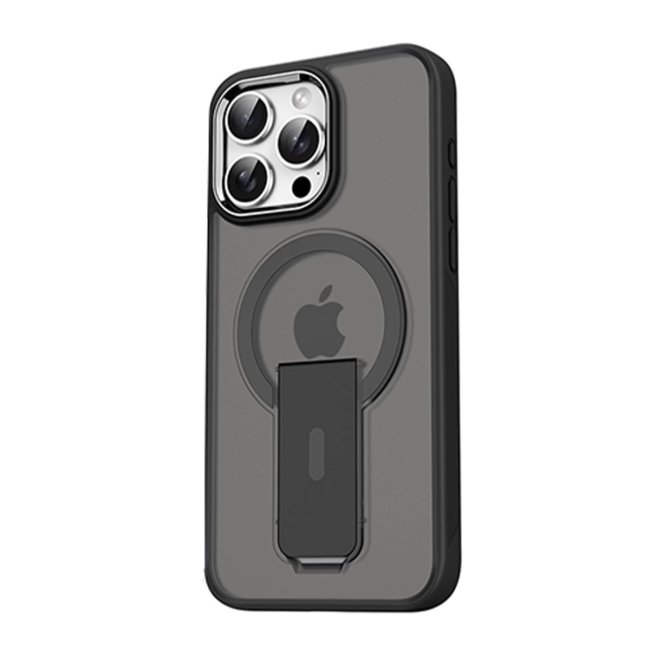 İphone 14 Pro Tork Magsafe Standlı Kapak - Siyah