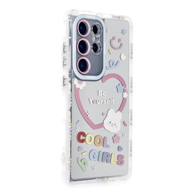 Samsung Galaxy S24 Ultra Kılıf Reflexion Desenli Kapak - Desen 1