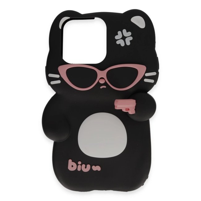 İphone 15 Pro Max Kılıf Poky Karakter Silikon Kapak - Desen 1