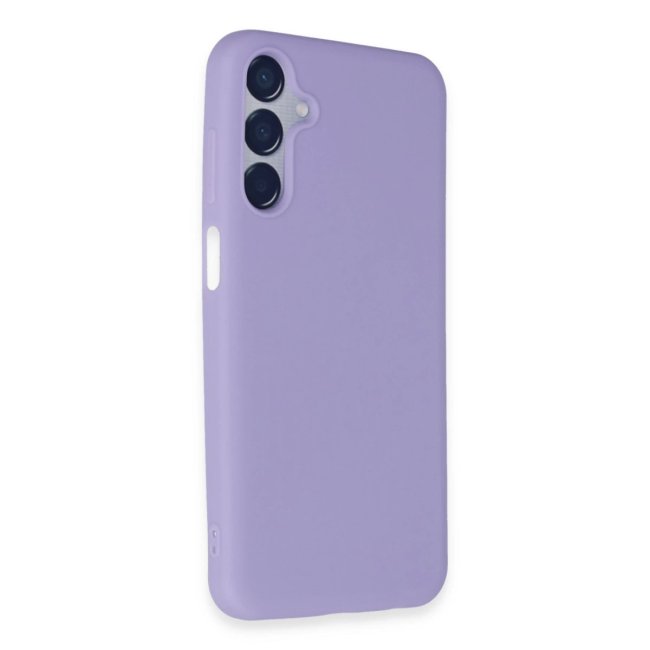Samsung Galaxy M15 Kılıf First Silikon - Lila
