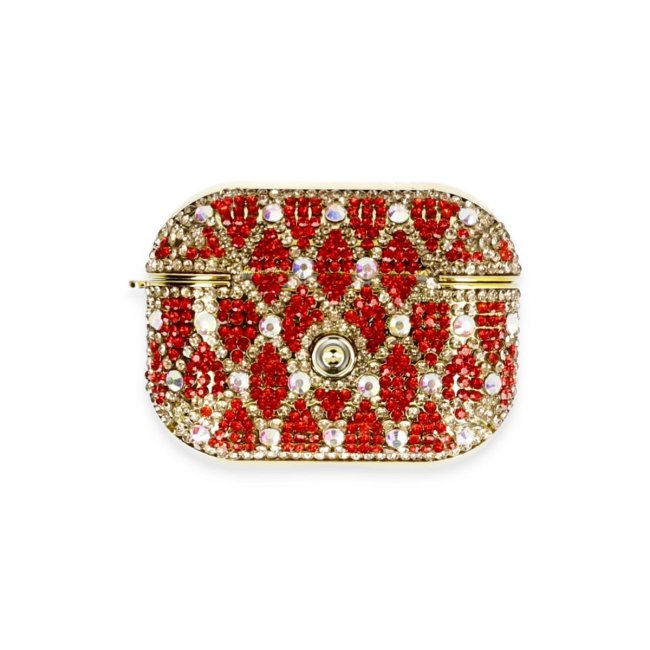 Airpods Pro 2 (2.nesil) Klor Taşlı Kılıf - Desen 1