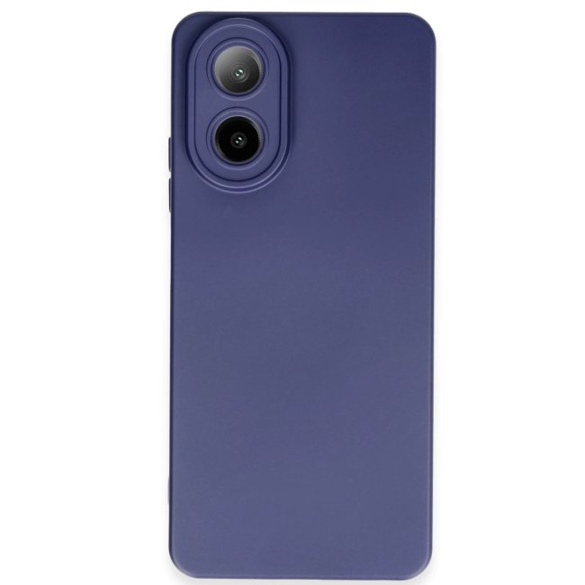 Oppo A38 Kılıf Nano İçi Kadife Silikon - Lacivert