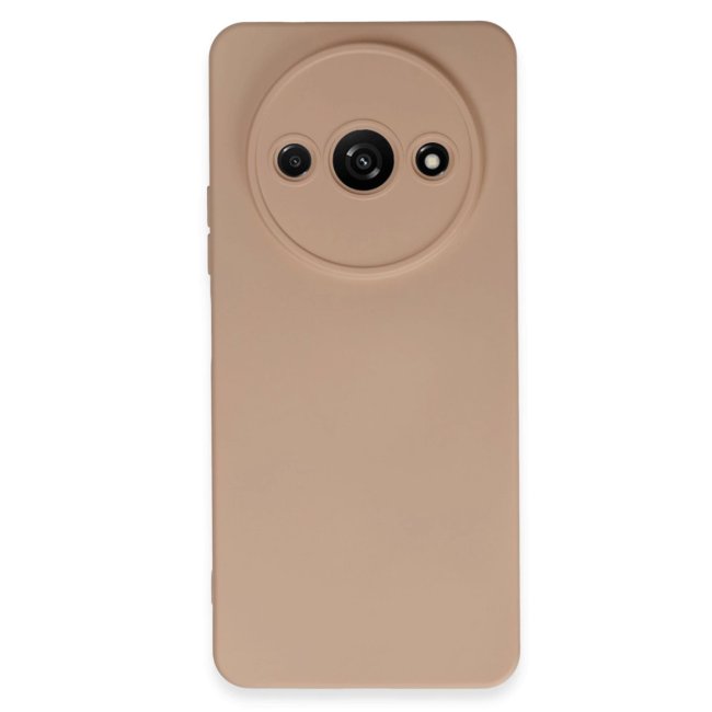 Xiaomi Redmi A3 4g Kılıf Nano İçi Kadife Silikon - Pudra