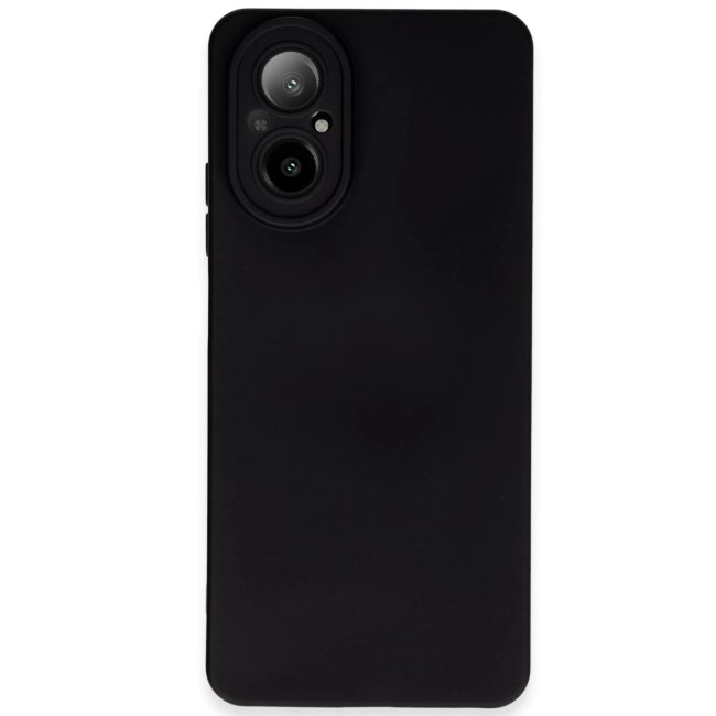 Realme 12 Lite Kılıf Nano İçi Kadife Silikon - Siyah