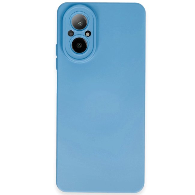 Realme 12 Lite Kılıf Nano İçi Kadife Silikon - Mavi