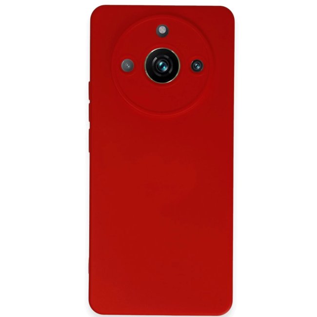 Realme 11 Pro Kılıf Nano İçi Kadife Silikon - Kırmızı