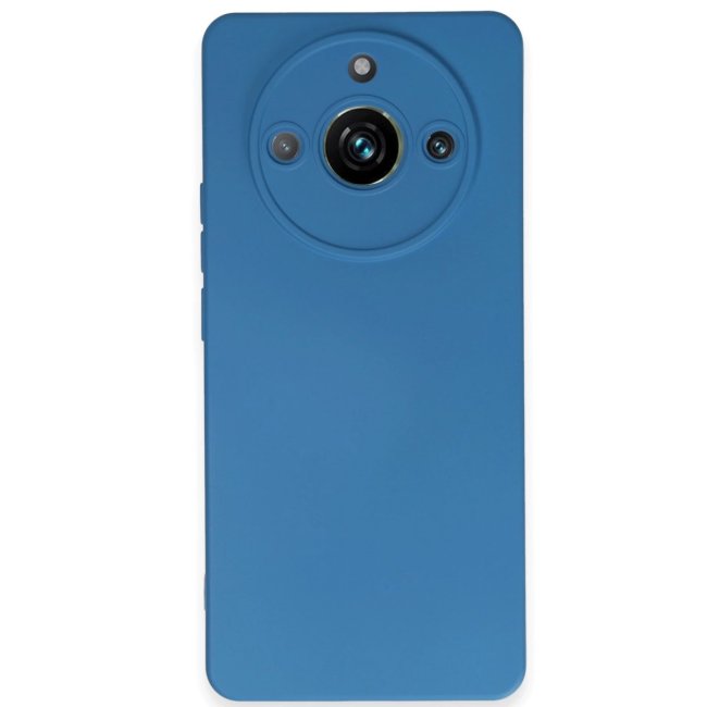 Realme 11 Pro Kılıf Nano İçi Kadife Silikon - Mavi