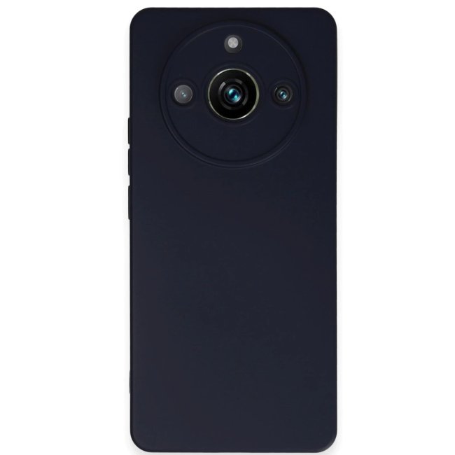 Realme 11 Pro Kılıf Nano İçi Kadife Silikon - Lacivert