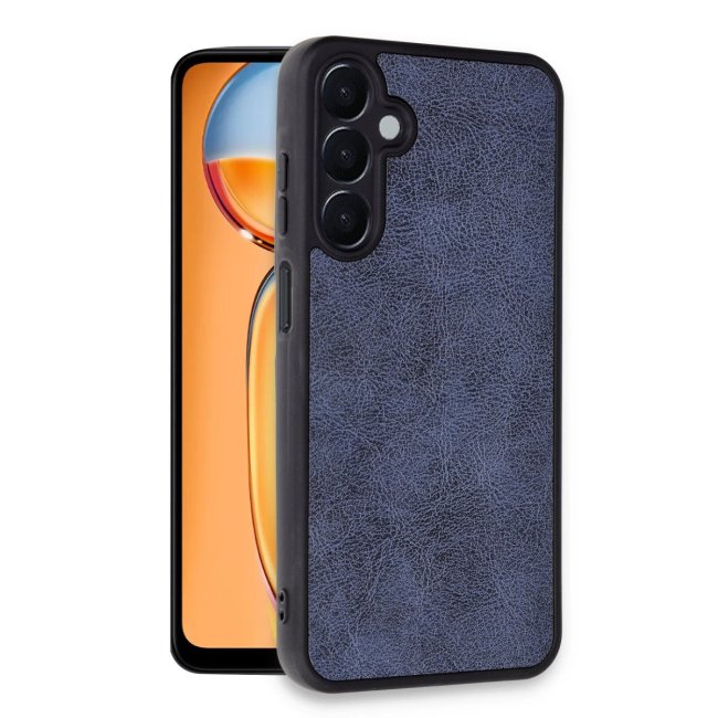 Samsung Galaxy A25 5g Kılıf Aras Deri Kapak - Lacivert