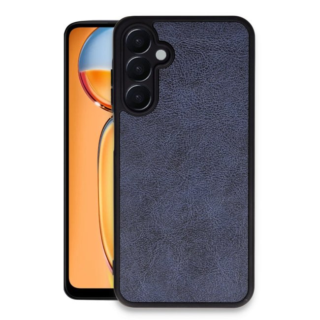 Samsung Galaxy A35 5g Kılıf Aras Deri Kapak - Lacivert