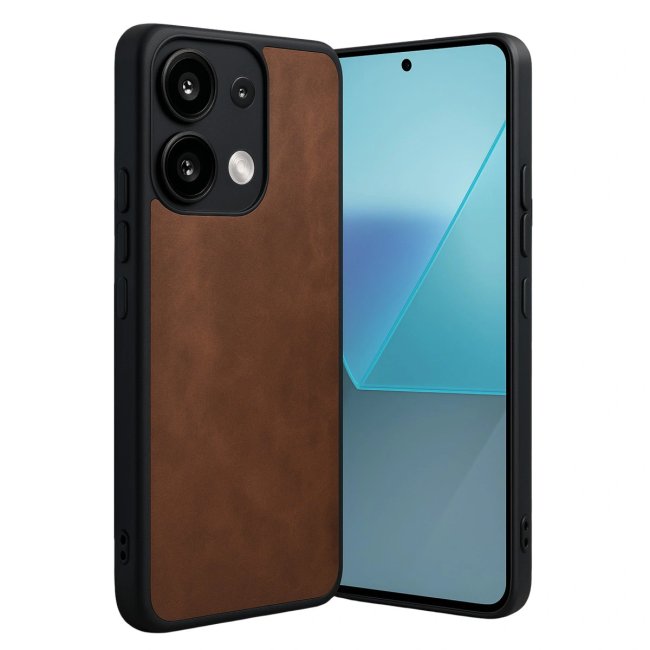 Xiaomi Redmi Note 13 Pro 5g Kılıf Aras Deri Kapak - Taba
