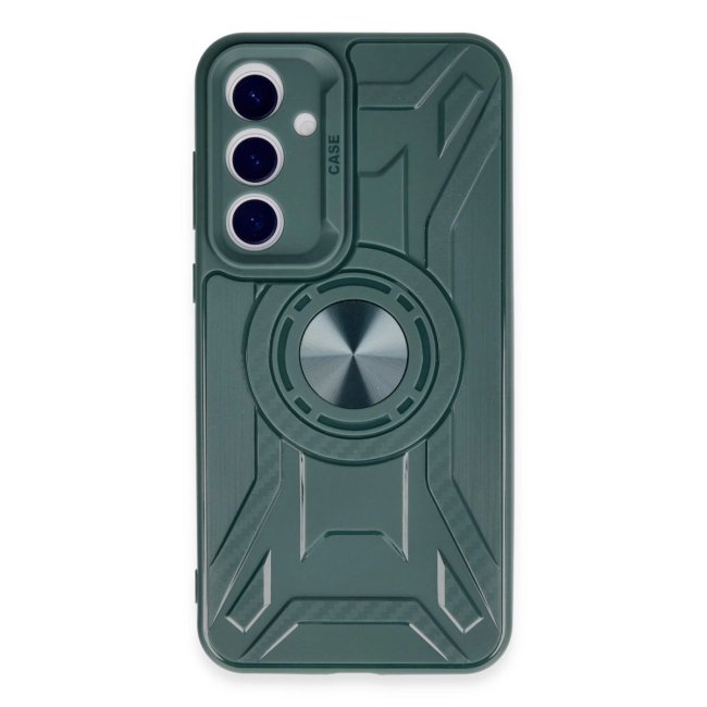 Samsung Galaxy A15 4g Kılıf Lincoln Silikon - Koyu Yeşil