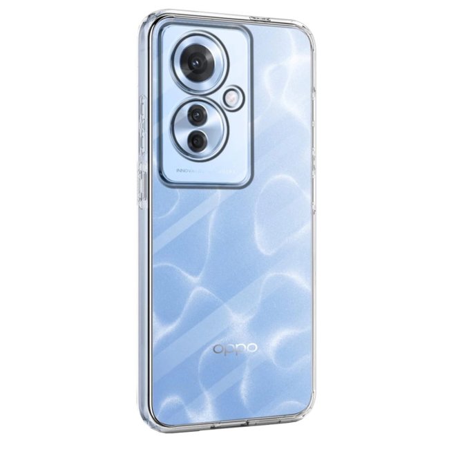 Oppo Reno 11f Kılıf Lüx Şeffaf Silikon