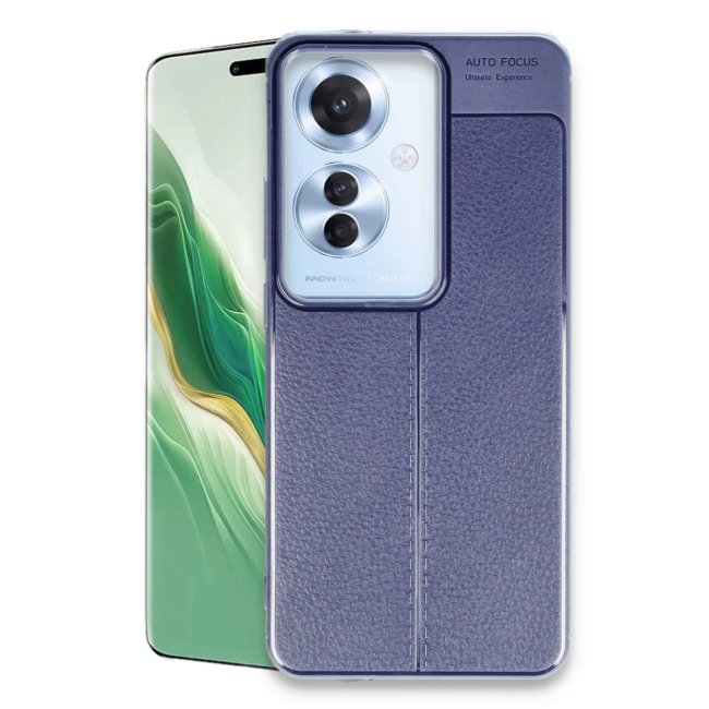Oppo Reno 11f Kılıf Auto Focus Kapak - Lacivert