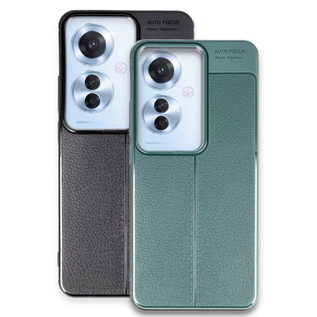 Oppo Reno 11f Kılıf Auto Focus Kapak - Lacivert