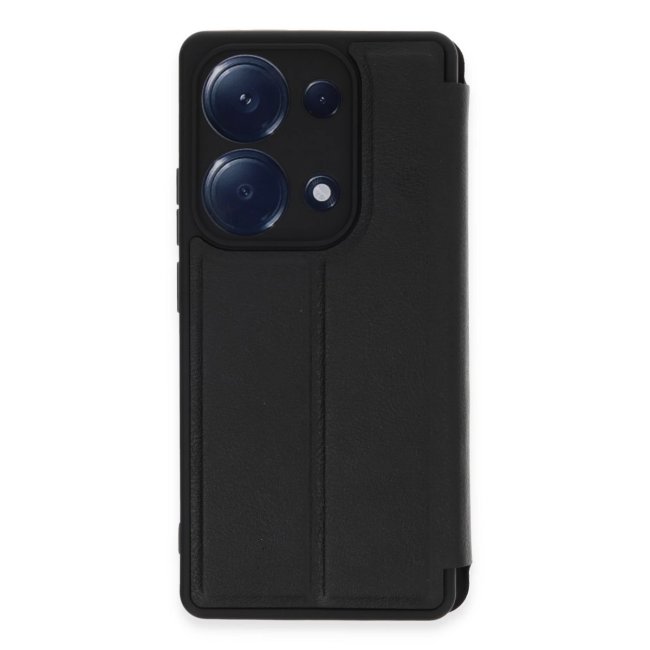 Xiaomi Redmi Note 13 Pro 4g Kılıf Flip Cover - Siyah