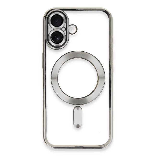 İphone 16 Kılıf Kross Magneticsafe Kapak - Gümüş