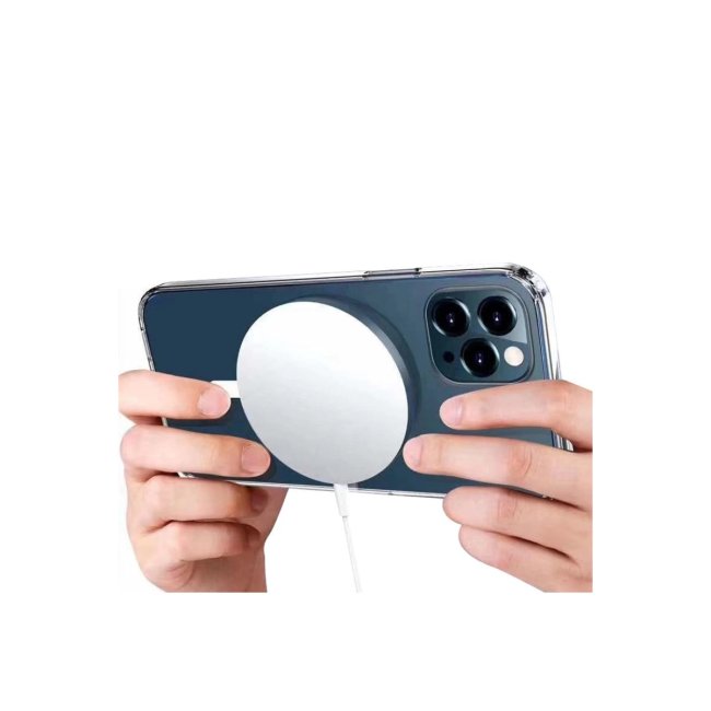 İphone 16 Pro Kılıf Pc Real Magsafe Kapak - Şeffaf