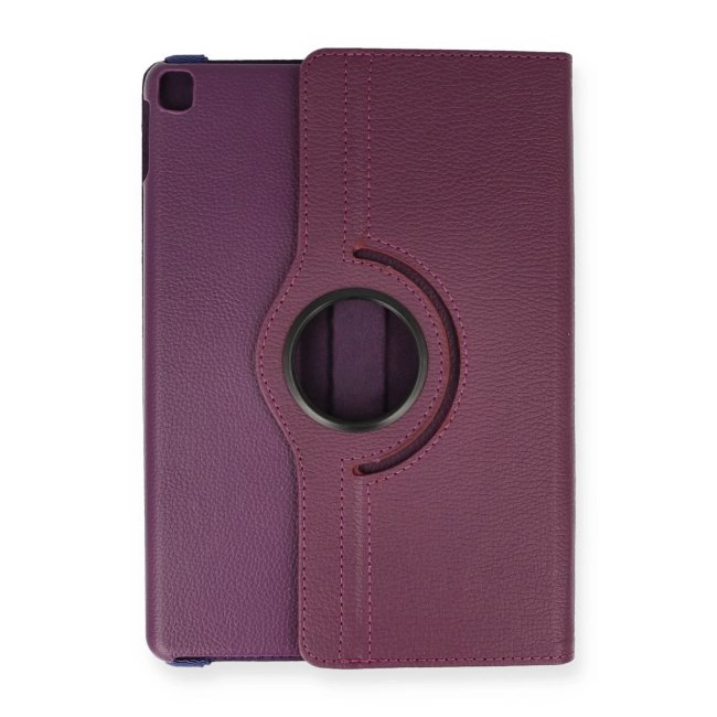 İpad Pro 11 (2024) Kılıf 360 Tablet Deri Kılıf - Mürdüm