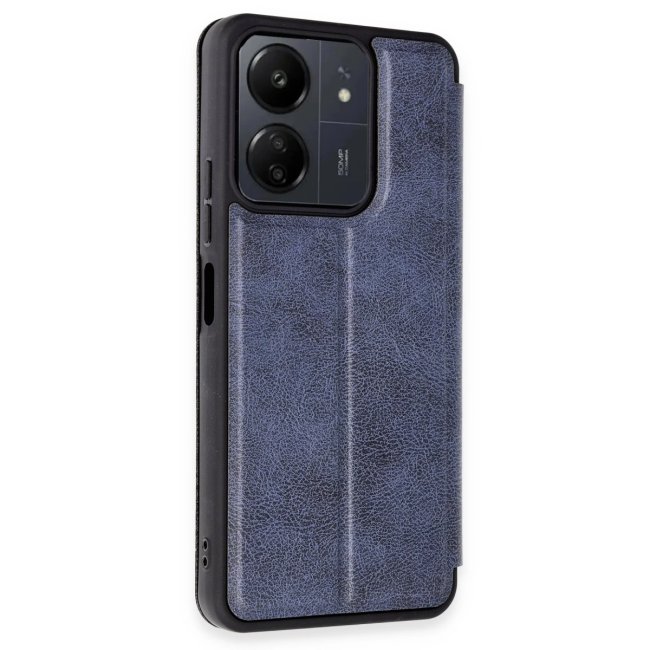 Xiaomi Redmi 13c Kılıf Flip Cover - Lacivert