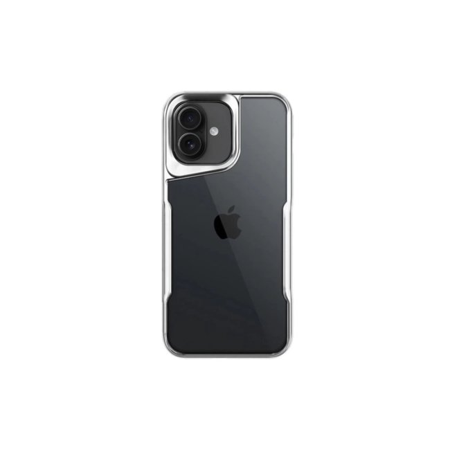 İphone 16 Plus Kılıf Boyi Silikon Kapak - Gümüş