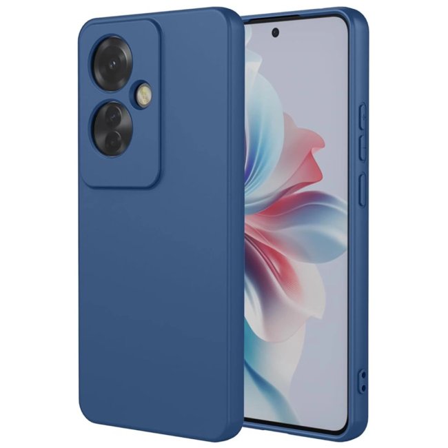 Oppo Reno 11f Kılıf First Silikon - Lacivert