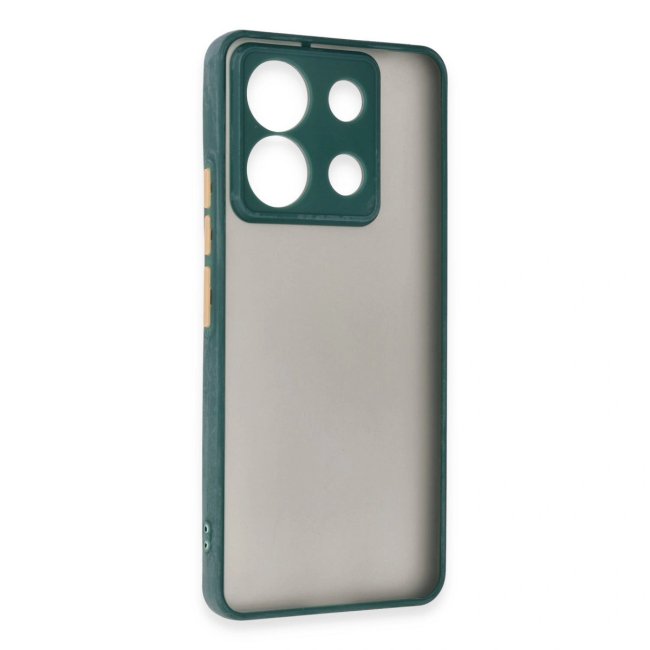 Xiaomi Redmi Note 13 5g Kılıf Montreal Silikon Kapak - Yeşil