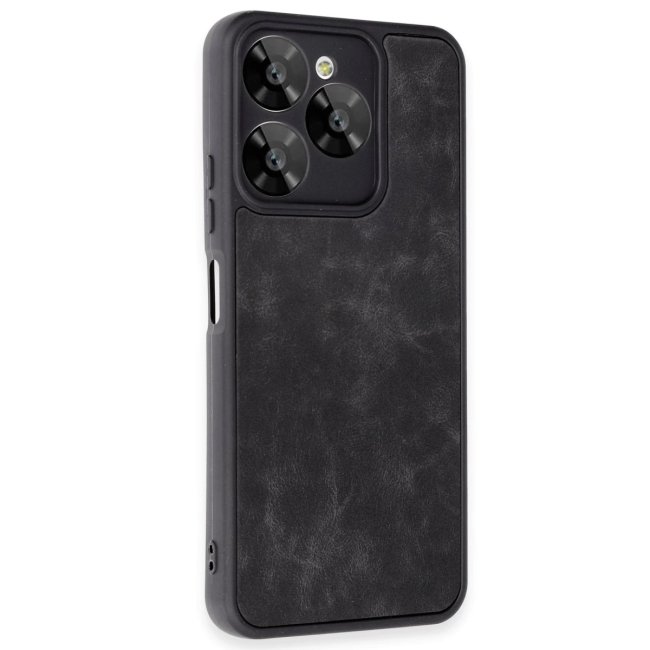 General Mobile Era 50 Kılıf Aras Deri Kapak - Siyah