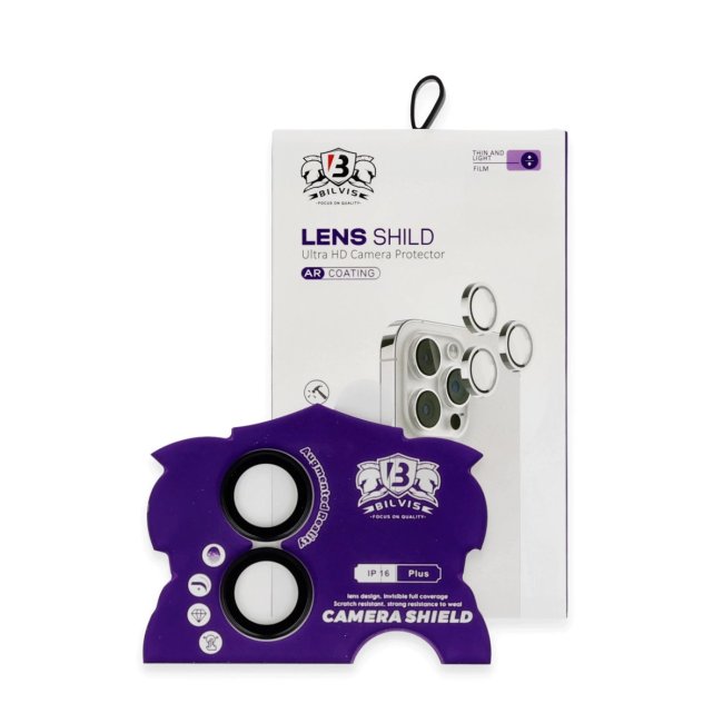 İphone 16 Bilvis Titan Kamera Lens - Siyah