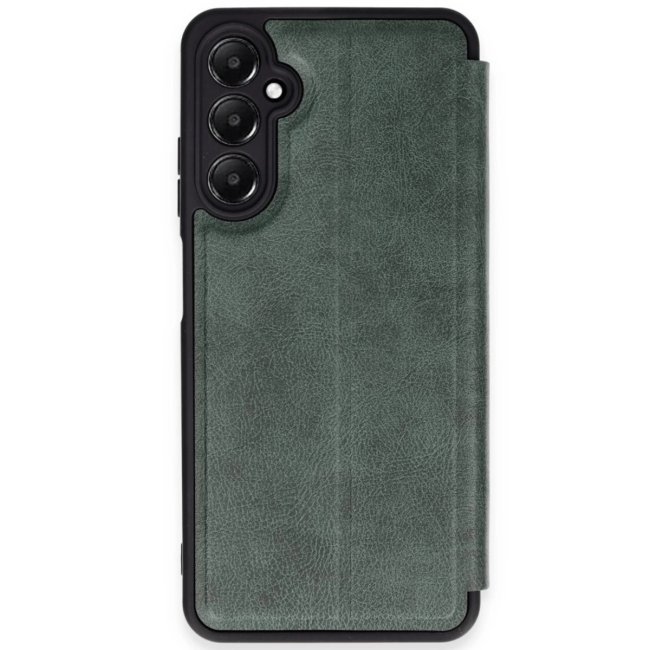 Samsung Galaxy A35 5g Kılıf Flip Cover - Koyu Yeşil