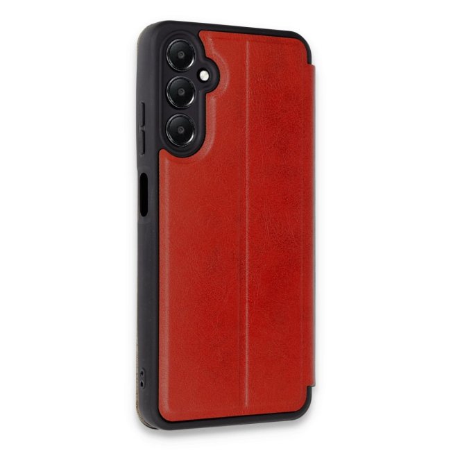 Samsung Galaxy A55 5g Kılıf Flip Cover - Kırmızı