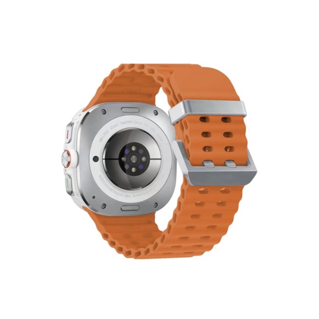 Watch 7 Ultra Kr417 Rug Silikon Kordon - Turuncu