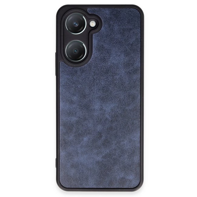 Vivo Y18 Kılıf Aras Deri Kapak - Lacivert