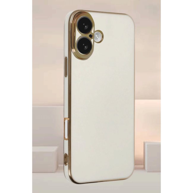 İphone 16 Kılıf Volet Silikon - Kırmızı